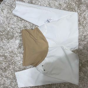 White Maternity jeans from Motherhood